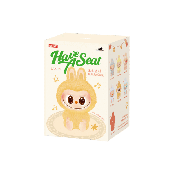 Pop Mart  The Monsters Labubu Have a Seat BABA Vinyl Plush